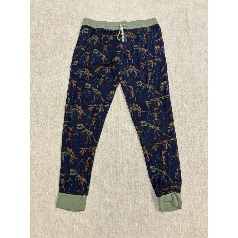 Little Sleepies Fossil Quest Women's Pajama Pants Joggers Size Large Dinosaurs